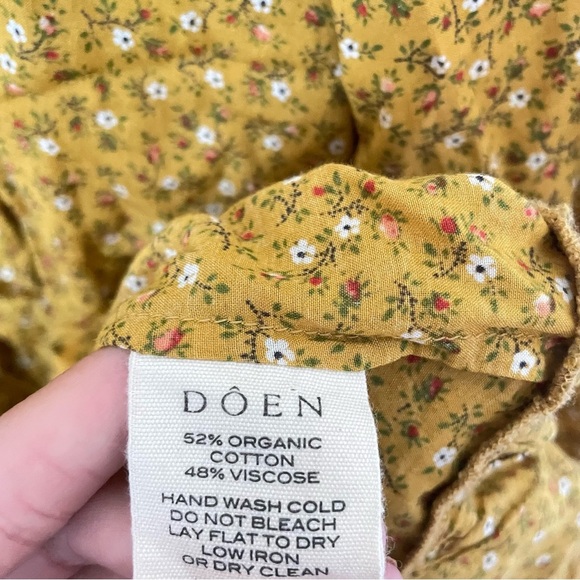 Doen Cordelia Mini Dress in Sunsoaked Foothills Floral Print Small - Picture 7 of 8